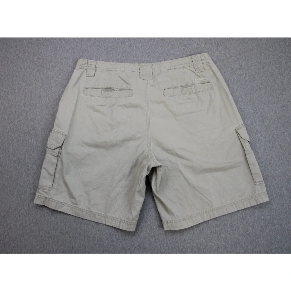 Columbia Sportswear Shorts Mens 36 Beige‎ 100% Cotton Cargo 9
